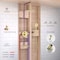 Kibi Circular Pressure Balanced Ceiling Mounted 3-Function Shower System w Rough In Valve - Brushed Gold KSF409BG - alternate 3